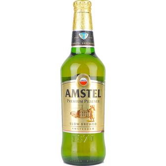 Пиво Амстел Пилсенер  4,8% 0,45л ст/б