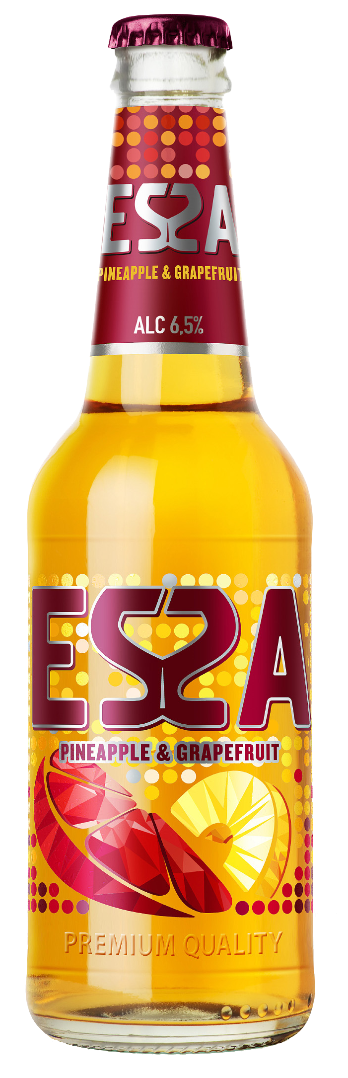 Пивн.напиток ЭССА со вкусом анан и грейпф 0,5л 6,5%*20