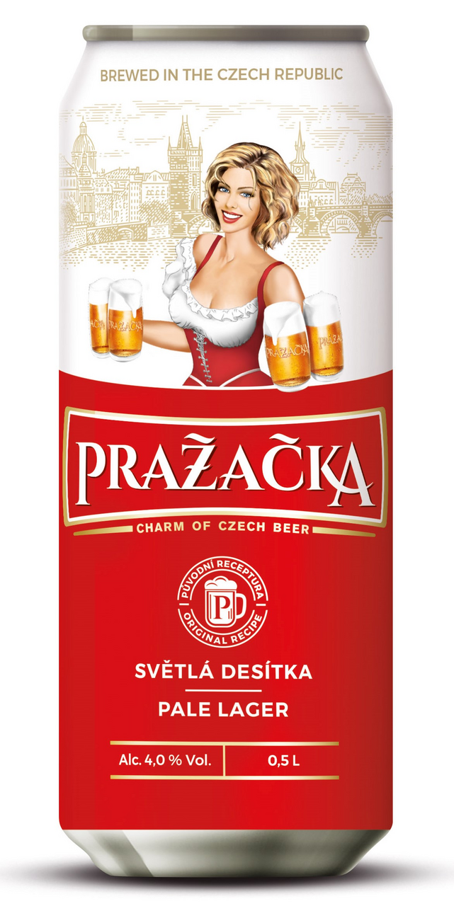 Пиво Пражечка 4% жб 0,5