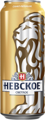 Пиво Невское светлое  4,6% 0,45л ж/б
